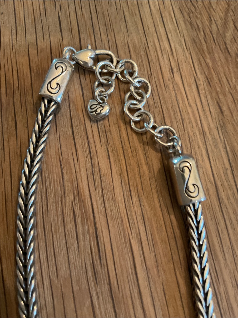 Brighton Mercer Chunky Chain Silver Link Necklace - Picture 6 of 6